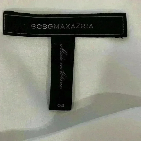 BCBG Maxazria Women’s Dress Size 2 White Ruffle Sleeve LWD Bride - Picture 11 of 11